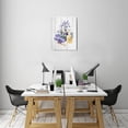 thumbnail image 7 of Farmhouse Bathroom Wall Decor 12x16 inch Unframed Rustic Poster of Dragonfly, Flower, and Bottles - Ideal for Toilet Decor, 7 of 7
