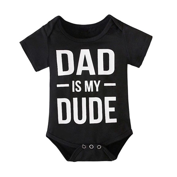QIPOPIQ Toddler Girls Jumpsuits & Rompers Clearance Toddler Baby Girls Boys Short Sleeve Letter Print T-Shirt Jumpsuit Romper