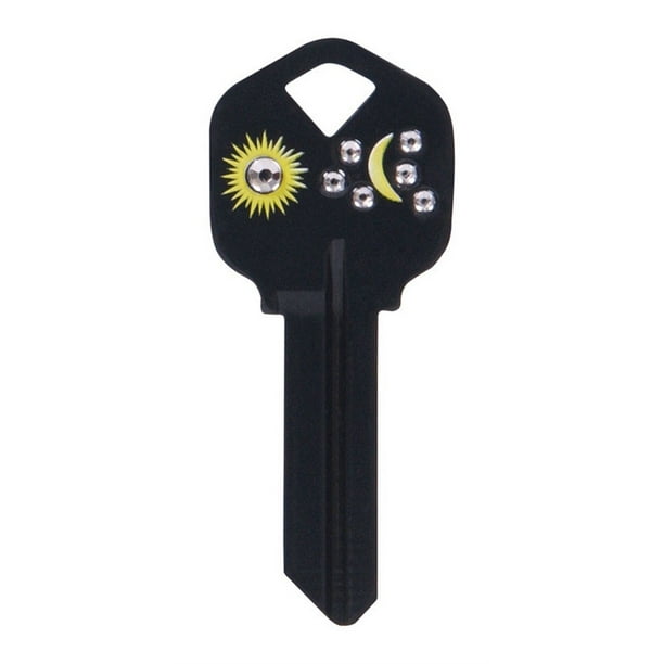 Hillman 87040 Decorative Blank Key, Kwikset 61 KW1, Home, Moon & Star