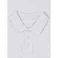 thumbnail image 3 of Ma Croix Kids Pique Polo Shirt Short Sleeve Solid Cotton Regular Fit Uniform, 3 of 6