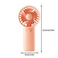thumbnail image 2 of RoamHome Electric Mini Fan Charging Small Fans Handheld 1 x AAA Battery Powered Portable Fans Personal Cooling Fan That Blows Cold Air, Battery Not Included (Pink), 2 of 8