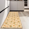 thumbnail image 4 of Yellow Lemon Fruit Trees Orange Pattern Kitchen Rug Mat,Kitchen Runner Rugs Non Skid Washable,Decorative Kitchen Floor Mats for Kitchen,Sink,Laundry,17"X47", 4 of 5