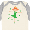 thumbnail image 4 of Inktastic Irish Princess St Patricks Girls Girls Long Sleeve Baby Bodysuit, 4 of 5