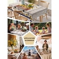 thumbnail image 5 of Vintage Sunflower Truck Table Cloth, Waterproof Tablecloth for Rectangle Tables, Wooden Yellow Summer Botanical Floral Reusable Washable Fabric Table Cover for Restaurant Kitchen Dining 60"x120", 5 of 9