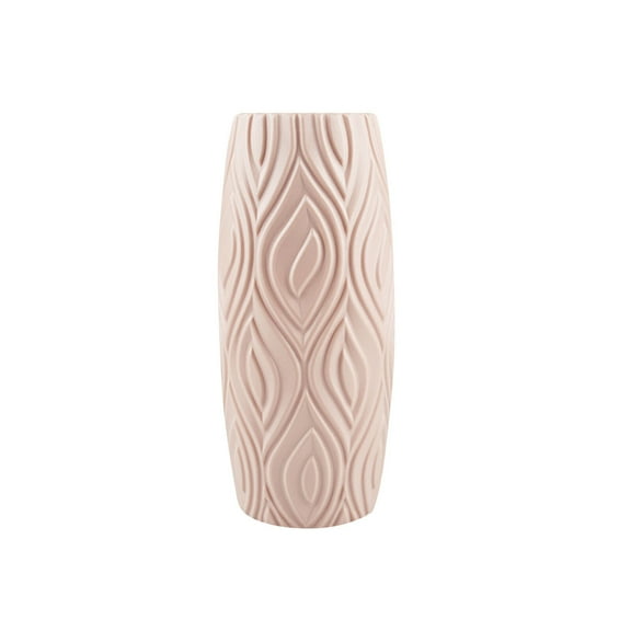 LILIANG Nordic Style Art Flower Vase Rustic Plastic Vase For Shelf, Table Indoor Decor