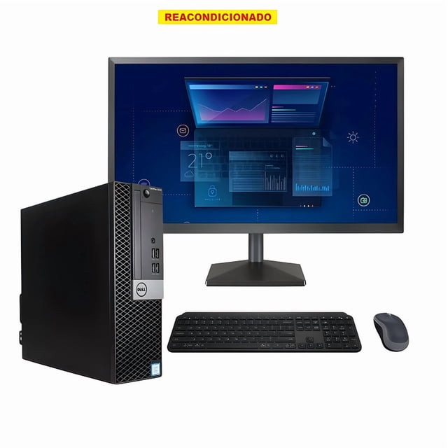 PC Dell OptiPlex 5080 SFF, Core i3-10a, 16GB RAM, 256GB SSD, Monitor 19", REACONDICIONADO