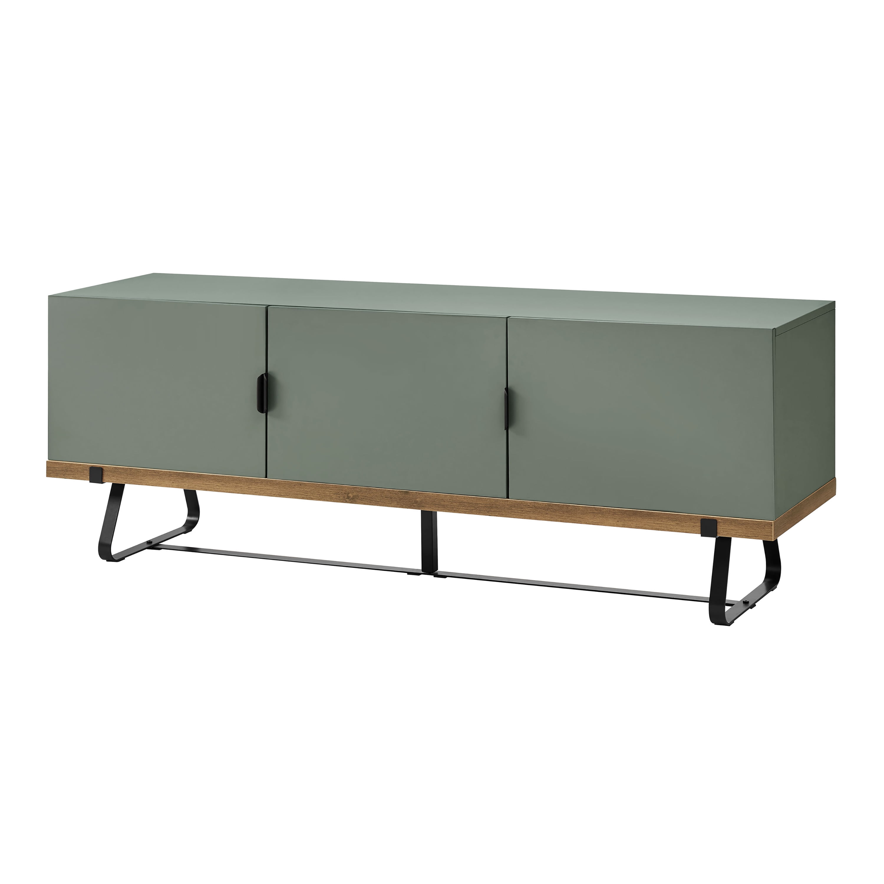 Furniture of America Kono Contemporary Television Stand for TV's up to 65", Sage Green