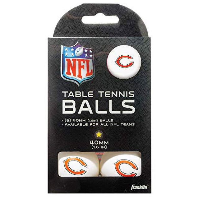 Pelotas de tenis de mesa Franklin Sports Chicago Bears - NFL