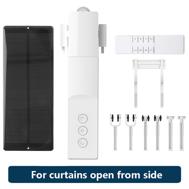  Smart Wi-Fi Curtain Motor, Electric Solar Powered Automatic  Curtain Opener Robot with Remote Control, Compatible with Alexa, Google  Home, Tuya/Smart Life APP : Home & Kitchen