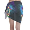 thumbnail image 2 of Disketp Magic Mushrooms ,Fireflies Women Swimsuit Cover Up Short Chiffon Summer Beach Sarong Bikini Wrap Skirt Bathing Suit, 2 of 7