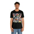 thumbnail image 4 of Retro 80s Mixtape Collage Short Sleeve T-Shirt - Vintage Music Lover, 4 of 4
