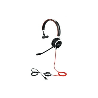 Jabra Evolve 40 MS Mono, Wired Headset with Microphone, USB 2.0
