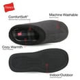 thumbnail image 3 of Hanes Mens Slip On Clog Slipper House Shoes with Indoor/Outdoor Sole, 3 of 9