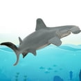 thumbnail image 4 of Yazoeia PL127-446 High Simulation Hammerhead Shark Animal Models Educational Solid Toy for Kids MY320-32069, 4 of 10