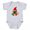 Heather Gray, variant on CafePress - English Mastiff Christmas Body Suit - Cute Infant Bodysuit Baby Romper - Size Newborn - 24 Months
