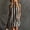 Black, variant on Dolkfu Sleeveless Women'S Summer Dresses Black Crew Neck French Style Mini A-Line Dresses Refined Relaxed Fit Striped Patchwork Dresses Black,L