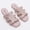 Violet, variant on Women's Studded Slide Sandals – Square Toe Faux Suede Flat Slip-On Sandals for Casual Party Vacation Daily Wear
