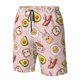 thumbnail image 4 of Balery Breakfast Traje de Baño Estilo Hawaiano para Hombre, Shorts de Secado Rápido con Bolsillos-Medium, 4 of 6