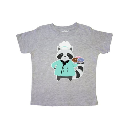 

Inktastic Chef Raccoon Donut Cook Gift Toddler Boy or Toddler Girl T-Shirt