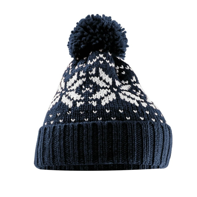 Beechfield Fair Isle Bonnet Snowstar
