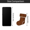thumbnail image 4 of LED Christmas Wall Decor Light, 7Pcs Xmas Stocking Shape Lighted Wooden Wall Hanging For Holiday Season, 4 of 5