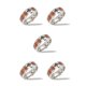 thumbnail image 1 of Anillo Bang Unisex Minnieouse Acero inoxidable Estética Boda Banquete Joyería de moda Oficina Marido Regalo personalizado Tamaño 8 5piezas, 1 of 5
