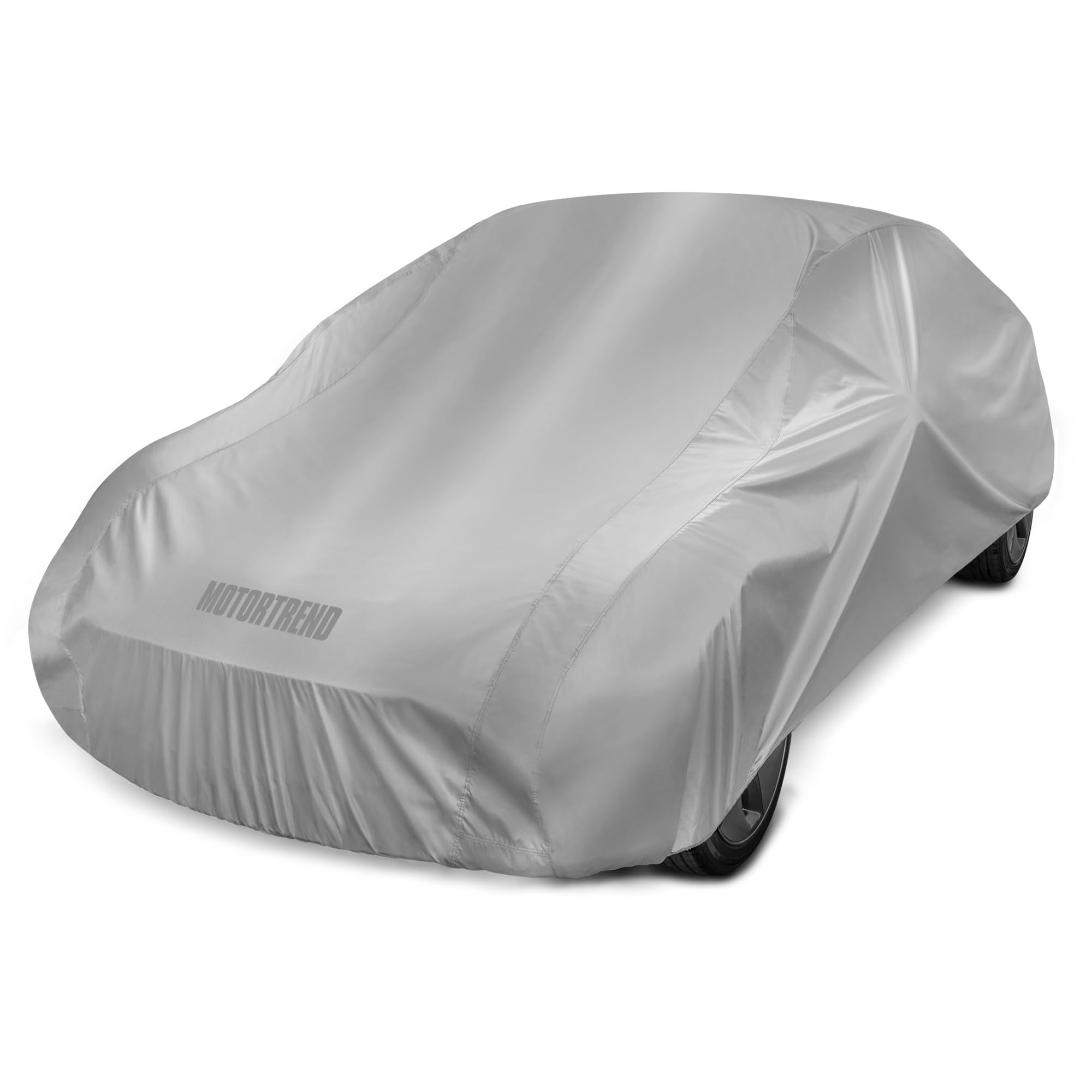 Motor Trend FlexCover Waterproof Car Cover for Rain Wind All Weather L Fits up to 190 x 70 x 50 inches E11