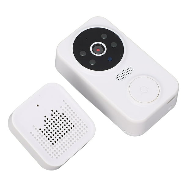 Video inalámbrico Smart Tourbell, Video Smart Toulletbell visualizable Intercomiendo el video de video real Conexión ESTABLE CON Receptor para la Seguridad del Hogar