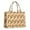 Beige Sunflower Pattern, variant on Large Capacity Tote Bag,White Bee Sunflower Pattern Handbag Fashion Luxury Tote Bag,15.7"x13"x 5.1" Inches,Laptop Compatible
