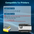 thumbnail image 5 of 962XL 962 Ink Cartridges Compatible for 962 962XL Combo Pack for OfficeJet Pro 9015 9020 9018 9025 9010 9018 9019 Printer (4 Pack, Black, Cyan, Magenta, Yellow), 5 of 7