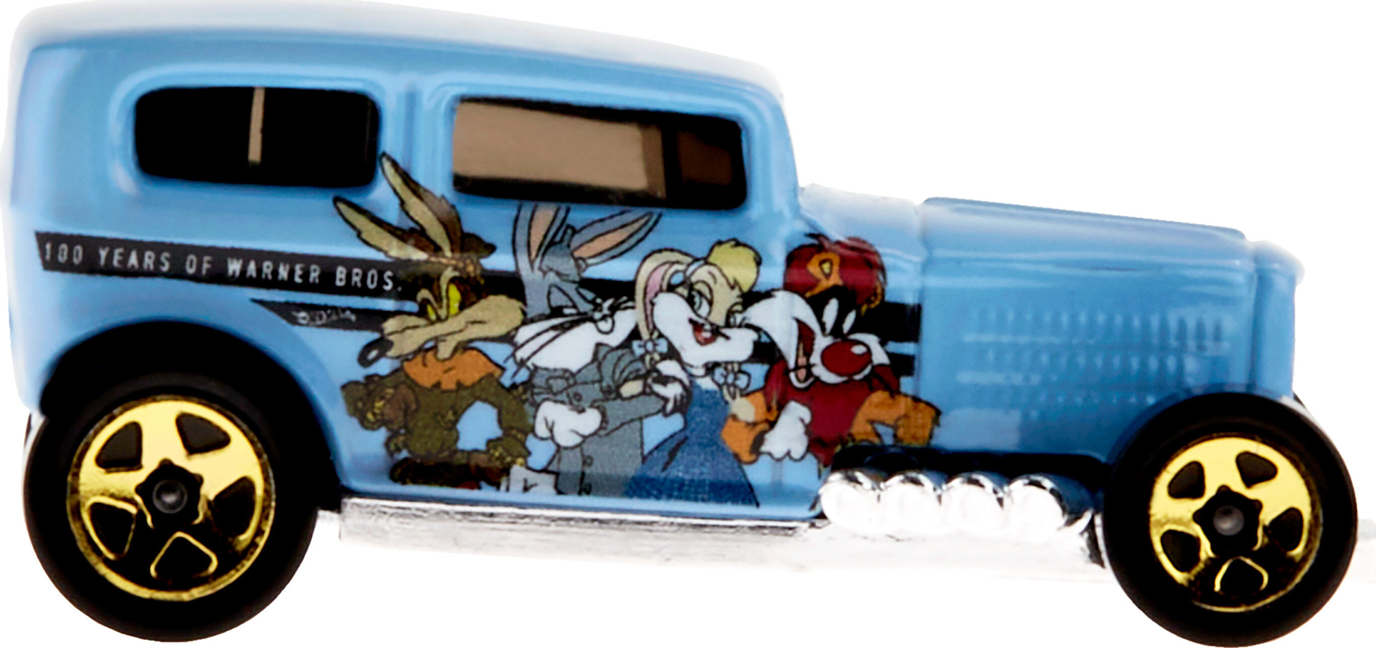 Hot Wheels Cars, WB 100th LOONEY TUNES Mash-Up 1:64 Scale
