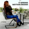 thumbnail image 4 of Outsunny Patio Chairs Set of 2, C Spring Motion Outdoor Dining Chairs, 4 of 10