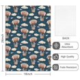 thumbnail image 2 of 2 Pcs Funny Kitchen Towels,Blue Background Football Hot Air Balloons Pattern Microfiber Dish Towels,Kitchen Tea Towels,Kitchen Towel Set (18" X 26"), 2 of 7