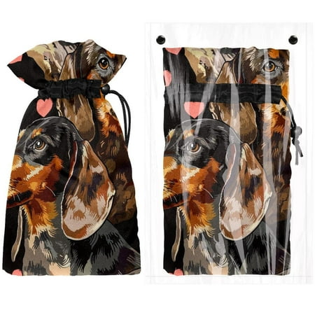 

Josid Dog Pattern Reusable Outdoor Faucet Insulation Covers Waterproof and Freeze-Resistant Spigot Protector Bags 2 Pack 11 x 6.9