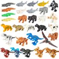 thumbnail image 4 of Animal partículas pequeñas orangután ensamblado bloques de construcción partículas pequeñas bloques de construcción tiburón pato cabra leopardo gatito cerdo, 4 of 6