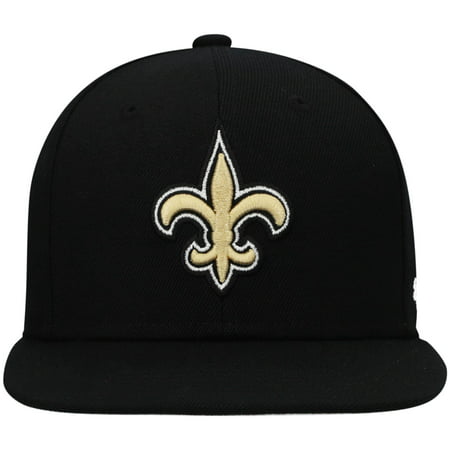 Youth '47 Black New Orleans Saints Lil Shot Captain Snapback Hat - OSFA