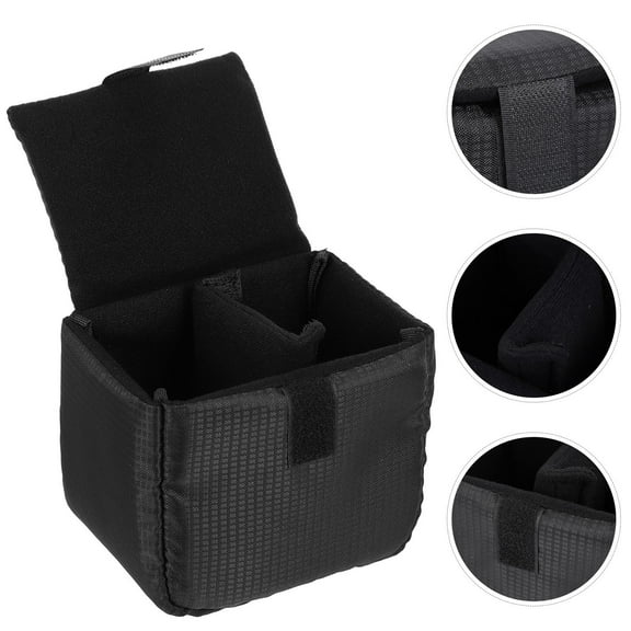 MUSEYA Large Lens Case Professional Photography Lens Pouch Black 1Set