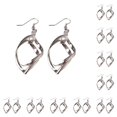 thumbnail image 2 of Guardurnaity 1 par de pendientes colgantes, bucle de remolino Simple, diario, joyería femenina, regalos para amigas a la moda, decoraciones para mujer, plata 10piezas, 2 of 6