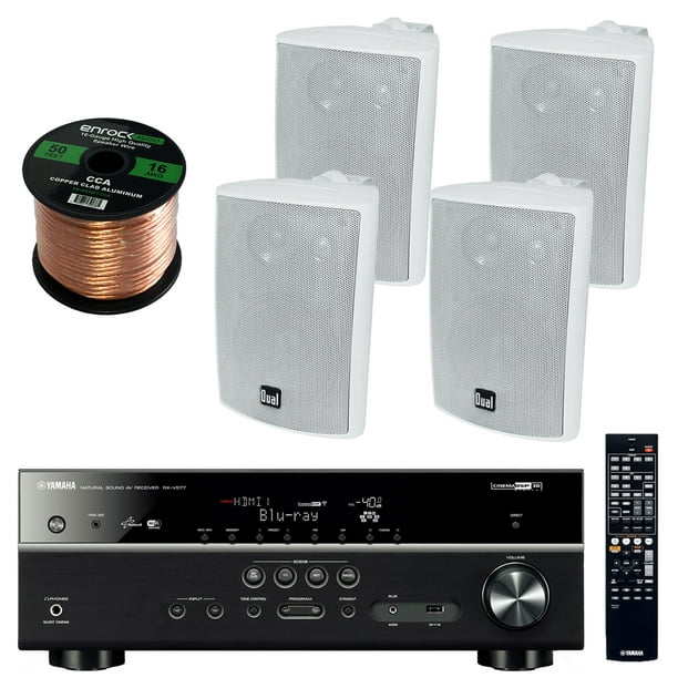 Yamaha Rx V577 7 2 Channel Home Theater Bluetooth Usb Wifi Apple Airplay Receiver Bundle Combo