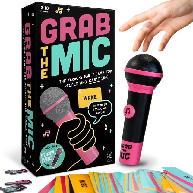 Juego de mesa de karaoke "Agárralo El Micrófono" Huevo de la Suerte para 8+ años, 2-10 jugadores