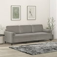 thumbnail image 5 of vidaXL Sofa Sectional Couch with Pillows and Cushions for Living Room Velvet, 5 of 42