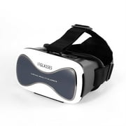 Black/White Portable VRD3 Virtual Reality Glasses Helmet MY VR Box Realistic 3D Glasses Headset Cardboard For Most Smartphones