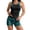 #12-Multicolor, variant on Warop Women's Two-Piece Swimsuit, Short Sleeve Printed Modest Surfwear, Swim Set for Beach and Pool Activities