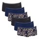 thumbnail image 1 of Sloggi braguitas de mujer, pack de 6 - GO Crush Short C6P, braguitas, algodón elástico Azul S (Small), 1 of 7