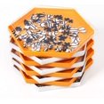 thumbnail image 1 of Stackable Puzzle Sorting Trays Jigsaw Puzzle Sorters with Lid Puzzle Accessory for Puzzles Up to Pieces Hexagonal Trays in (Orange&), 1 of 7