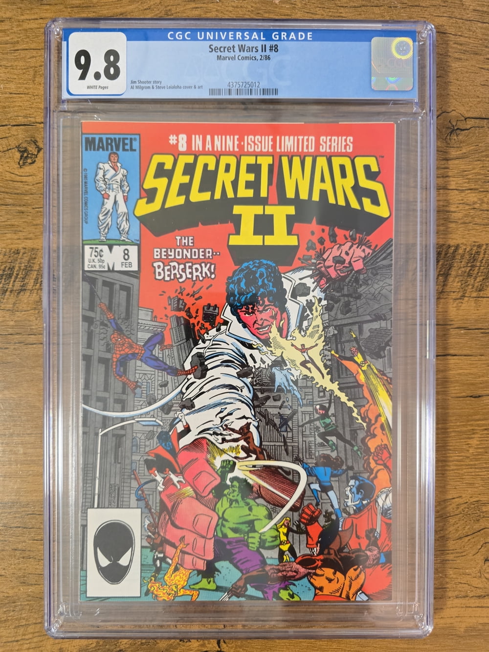 Cover of Secret Wars II #8