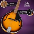 thumbnail image 3 of Hola! Music un Instrument Mandoline de Style avec Tige à Treillis Ajustable Modèle HM-3TS, Fini Éclat de Soleil Lustré, 3 of 6