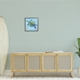 thumbnail image 2 of Stupell Industries Deep Sea Aquatic Tortoise Orange Kelp Water Turtle, 17 x 30, Design by Carol Robinson, 2 of 7