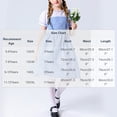 thumbnail image 2 of Iyufng Checkered Dresses for Girls Performance Costumes Party Dress with Headband, 2 of 8