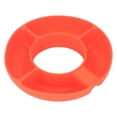 thumbnail image 4 of Bandeja para servir refrigerios, recipiente de silicona para servir frutas divididas, recipiente para vaso, 40oz, 30oz, naranja, 4 of 5